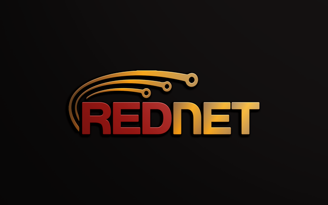 Nova marca Rednet - Logotipo Horizontal Capa